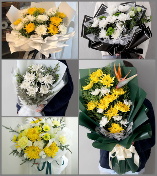 广东湛江市吴川市振文镇振文村白事花束代送